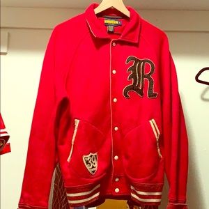 RL Rugby Letterman (Red) L